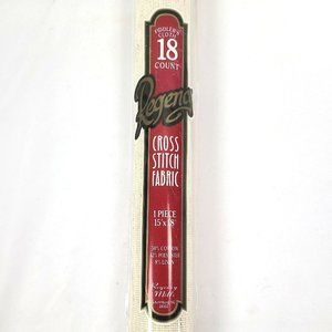 Regency Mills Cross Stitch Fabric 15" x 18" - 18 Count OATMEAL Beige 100% Cotton
